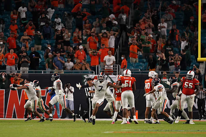 Virginia Cavaliers Miami Hurricanes